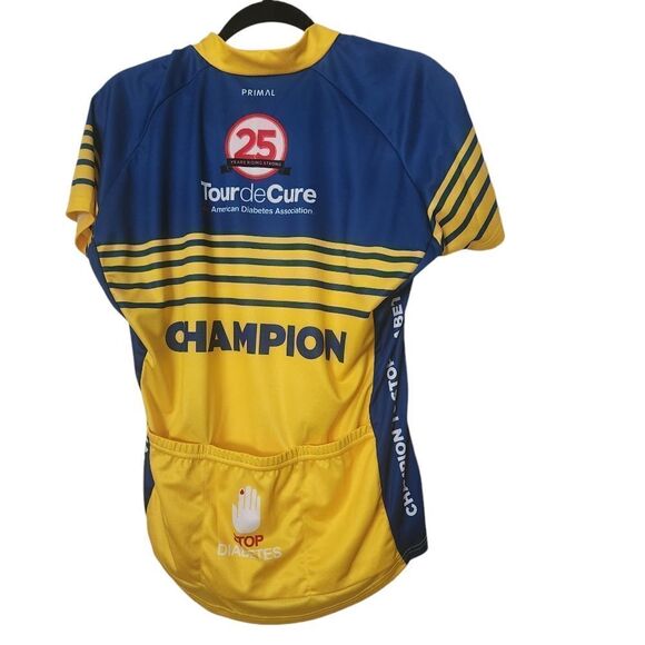 Primal Women's Bicycle Sport Cut Front Zip Short Sleeve Jersey Size XL - Picture 2 of 4